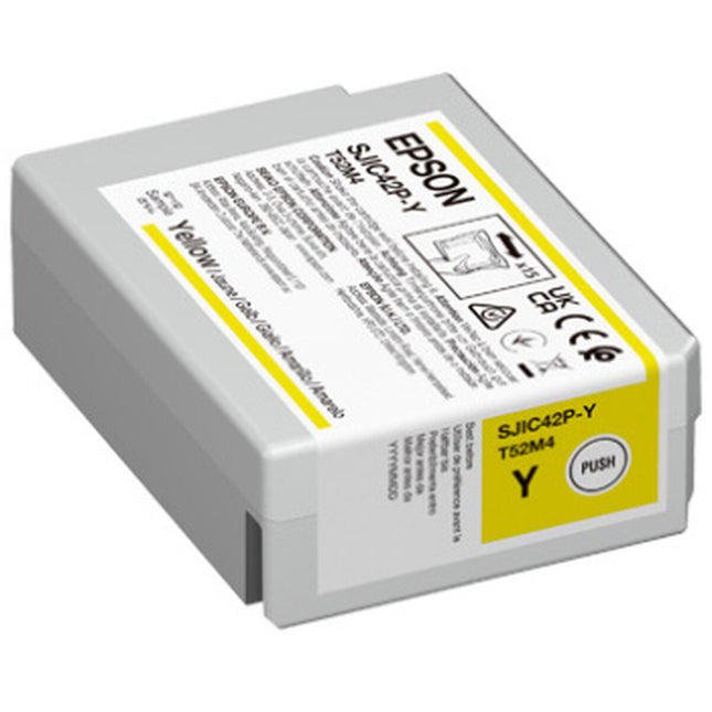Cartouche d'encre originale Epson SJIC42P-Y Jaune