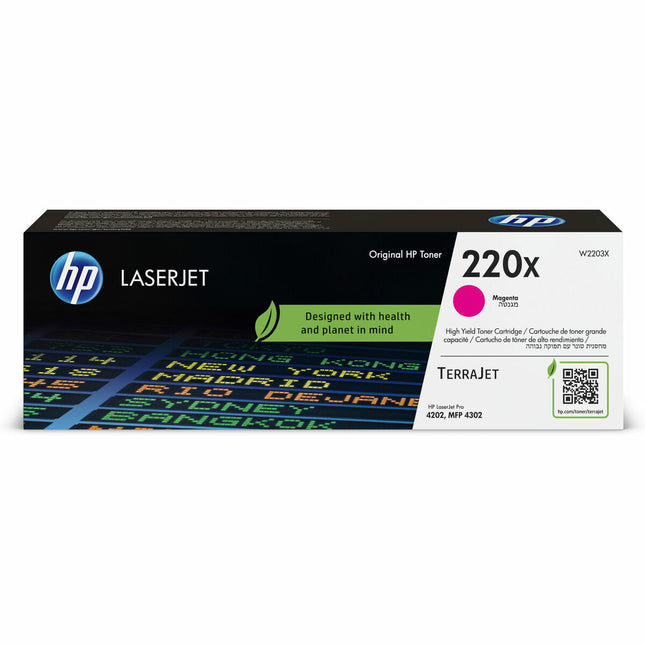 Cartouche d'encre d'origine HP 220X magenta