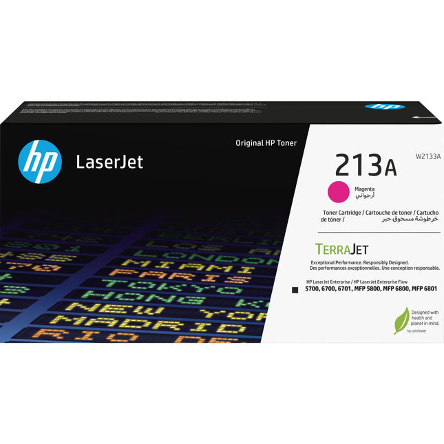 Cartouche d'encre originale HP W2133A Magenta