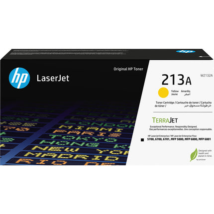 Cartouche d'encre originale HP W2132A Jaune