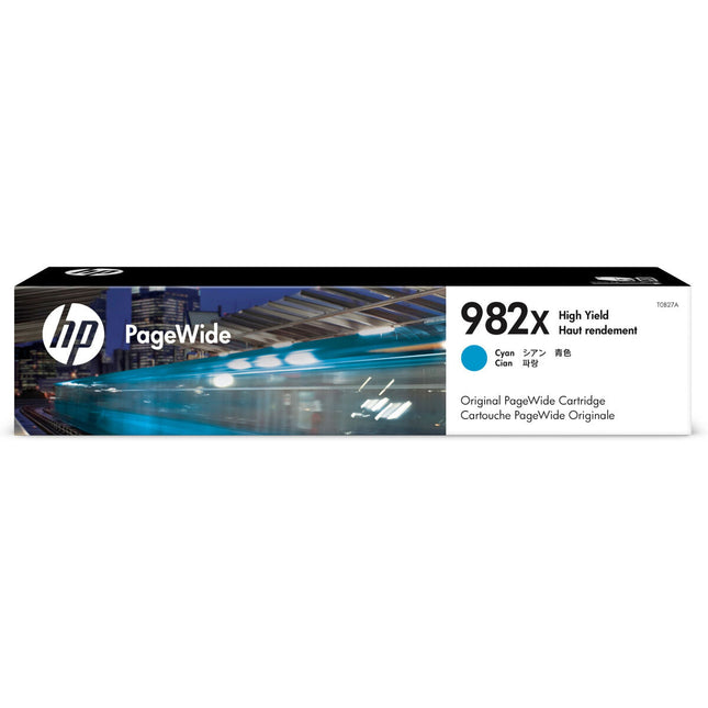 Cartouche d'encre originale HP T0B27A Cyan (1 pièce)