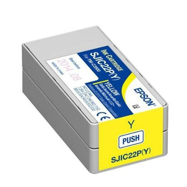 Cartouche d'encre d'origine Epson SJIC22P(Y) Jaune