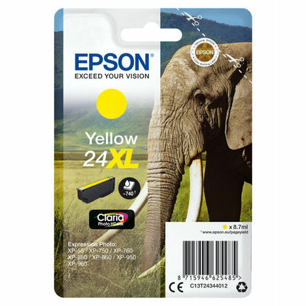 Cartouche d'encre d'origine Epson 8,7 ml-10 ml Jaune