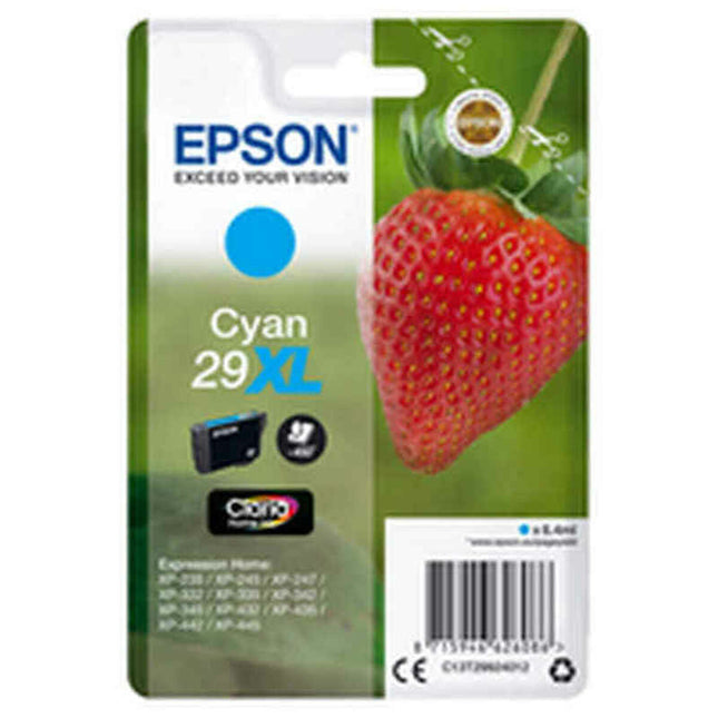 Cartouche d'encre d'origine Epson Singlepack Cyan 29XL Claria Home Ink Turquoise