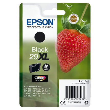 Cartouche d'encre originale Epson 29 XL noire (10 pièces)