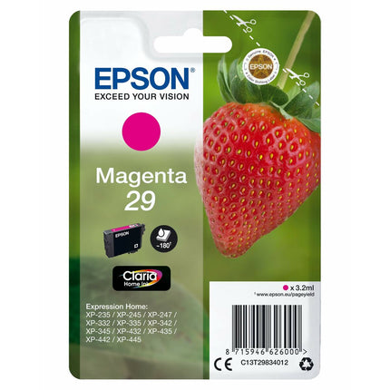 Cartouche d'encre originale Epson XP 235 332 335 432 435 Magenta (10 pièces)
