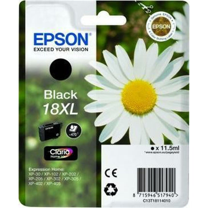 Cartouche d'encre d'origine Epson Nº18XL Noir (10 pièces) (1 pièce)