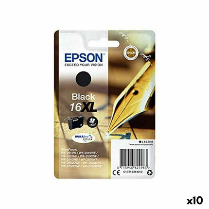 Cartouche d'encre d'origine Epson N°16XL noire (10 pièces)