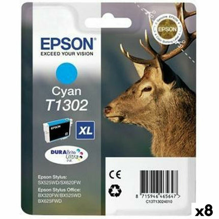 Cartouche d'encre d'origine Epson BX320FW cyan (8 pièces)