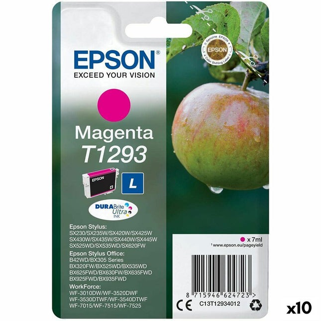 Cartouche d'encre d'origine Epson SX 235W /420W/425W/ OFFICE BX305F/320FW Magenta (10 pièces)