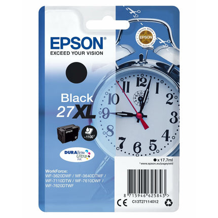 Cartouche d'encre originale Epson WF-3000 7000 - N°27XL Noir (4 pièces)