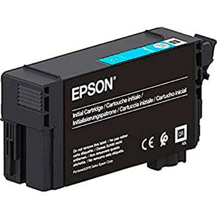 Cartouche d'encre originale Epson Singlepack UltraChrome XD2 Cyan T40C240 (26 ml) Turquoise