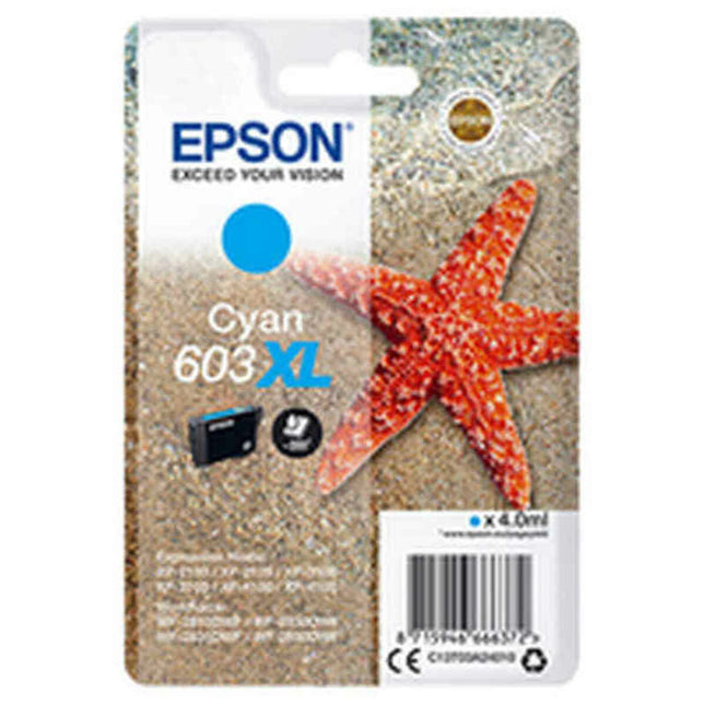 Cartouche d'encre d'origine Epson Singlepack Cyan 603XL Ink Turquoise