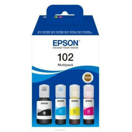Cartouche d'encre d'origine Epson Nº102 Multipack Jaune (15 pièces)
