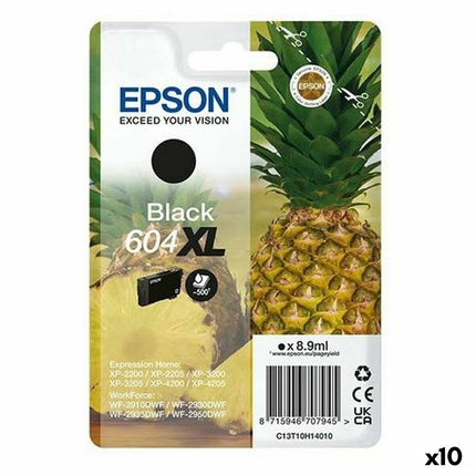 Cartouche d'encre originale Epson XP-2200 WF-2910DWF Noir (10 pièces)