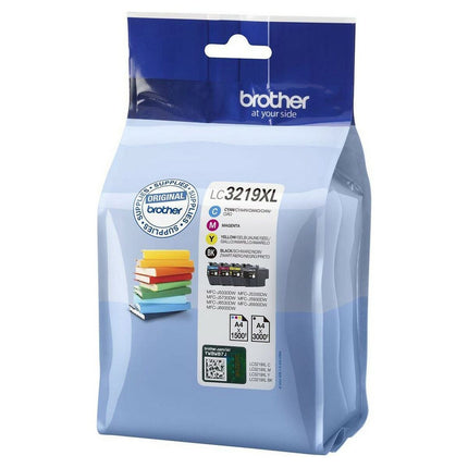 Cartouche d'encre compatible Brother LC3219XLVAL Jaune Noir Couleur Turquoise Magenta