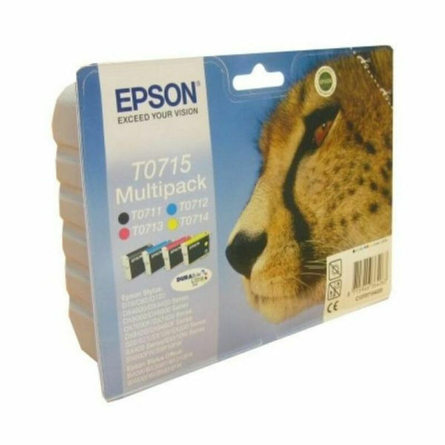 Original Tintenpatrone Epson C13T07154022 Schwarz Gelb Türkis Magenta