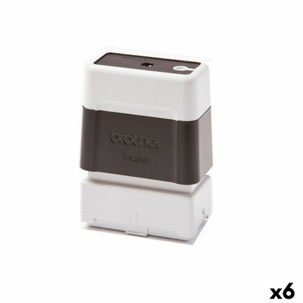 Tampon auto-encreur Brother 1438 Noir (6 pièces)