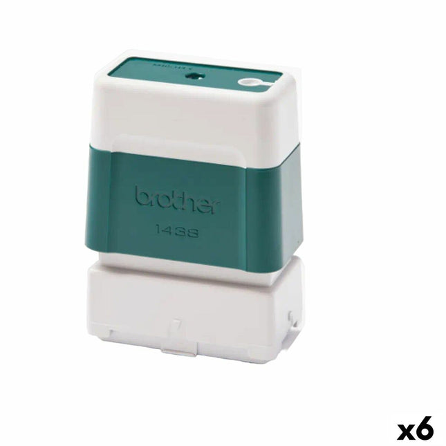 Tampon auto-encreur Brother 1438 vert (6 pièces)