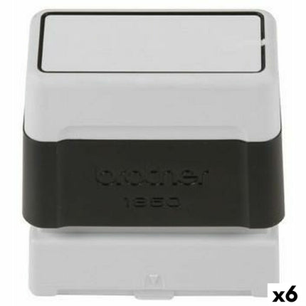 Siegel Brother    18 x 50 mm Schwarz (6 Stück)
