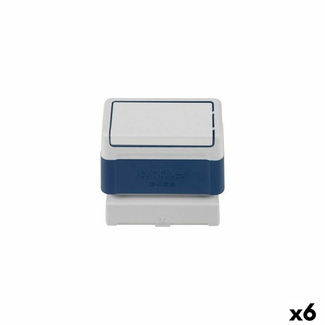 Tampon auto-encreur Brother 3458 34 x 58 mm bleu (6 pièces)