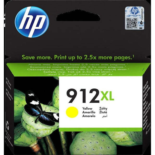 Cartouche d'encre originale HP 912XL Jaune (60 pièces)