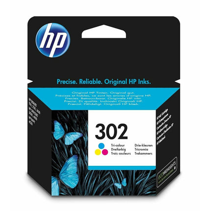 Cartouche d'encre originale HP Officejet 3830 Tout-en-un N° 302 Tricolore (60 pièces)