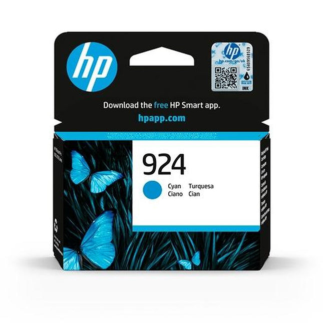 Cartouche d'encre originale HP N° 924 Turquoise (60 pièces)