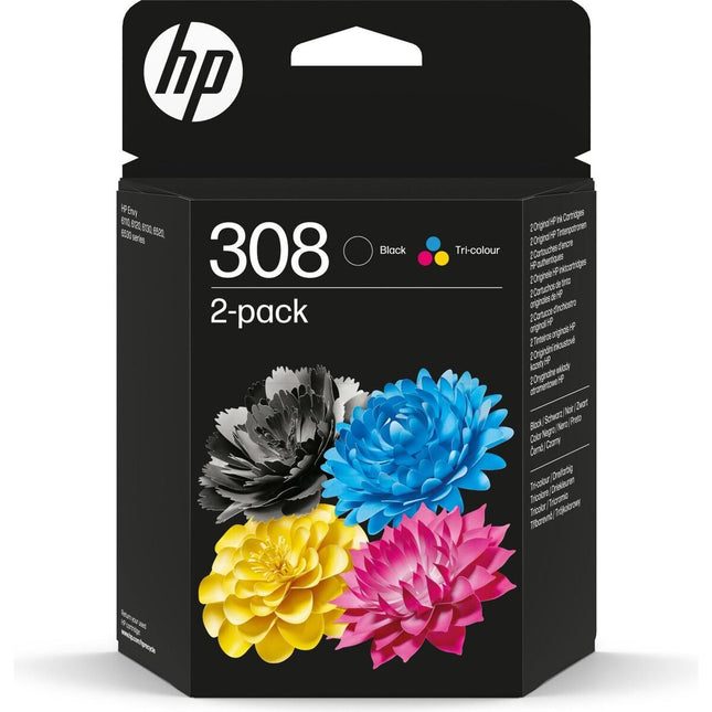 Cartouche d'encre d'origine HP n° 308 jaune, bleu, noir, magenta (24 pièces)