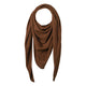 Esperando Zoe Triangle Scarf Dark Brown