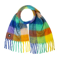 Esperando Lidja Scarf Yellow Plaid
