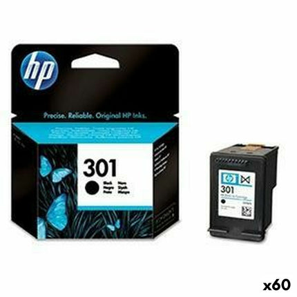 Cartouche d'encre d'origine HP DESKJET 1050, 2050, 2050S -Nº301- Noir (60 pièces)