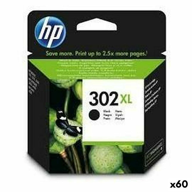 Original Tintenpatrone HP 302 XL Schwarz (60 Stück)