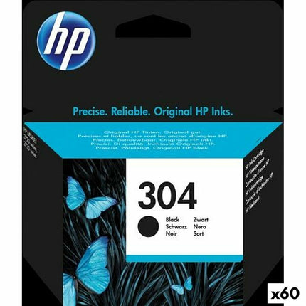 Cartouche d'encre d'origine HP DESKJET 3720 - Nº304 Noir (60 pièces)