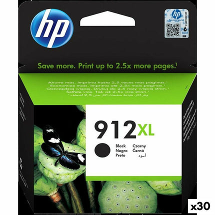Original Tintenpatrone HP 912XL Schwarz (30 Stück)