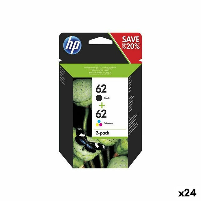 Cartouche d'encre originale HP N° 62 Jaune (24 pièces)