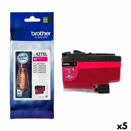 Cartouche d'encre d'origine Brother HL-J6010DW, MFCJ5955DW, MFCJ6955DW, MFCJ6957DW, MFCJ6959DW Magenta (5 pièces)