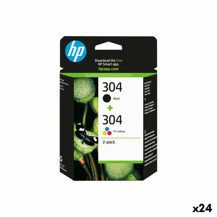 Cartouche d'encre d'origine HP Nº304 Jaune (24 pièces)