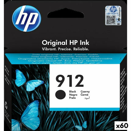 Cartouche d'encre originale HP N°912 noir (60 pièces)