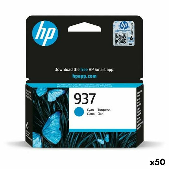 Cartouche d'encre d'origine HP 937 Turquoise (50 pièces)