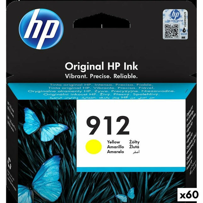 Cartouche d'encre d'origine HP Jaune (60 pièces)