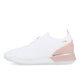 La Strada 2101381 Baskets femme tricot blanc talon rose
