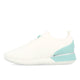 La Strada 2101381 Baskets Femme Blanc Tricoté Contrefort Bleu