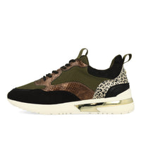 La Strada 2003018-2201 Baskets basses pour femme en micro-multicouleur noir