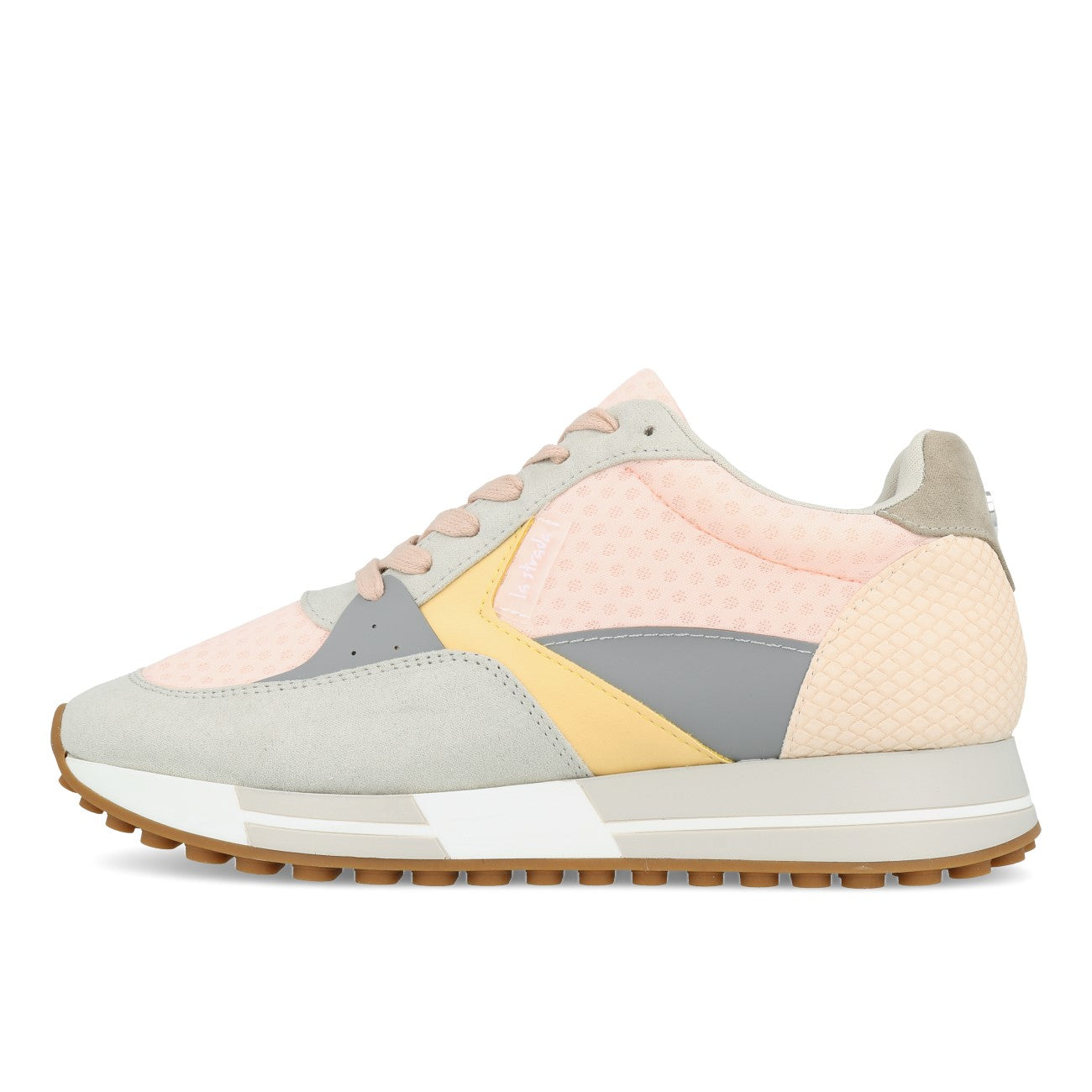 La Strada 2101586 Baskets Femme Gris Nude Multi