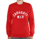 Carhartt WIP USS Script Sweat Rosehip White Washed