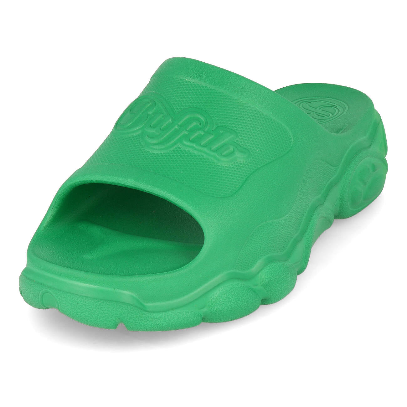 Buffalo CLD Sandales à enfiler pour femmes Vegan Foam Green