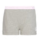 Calvin Klein Sleep Short Lounge Short de pyjama femme CK One Grey Heather Pearly Pink
