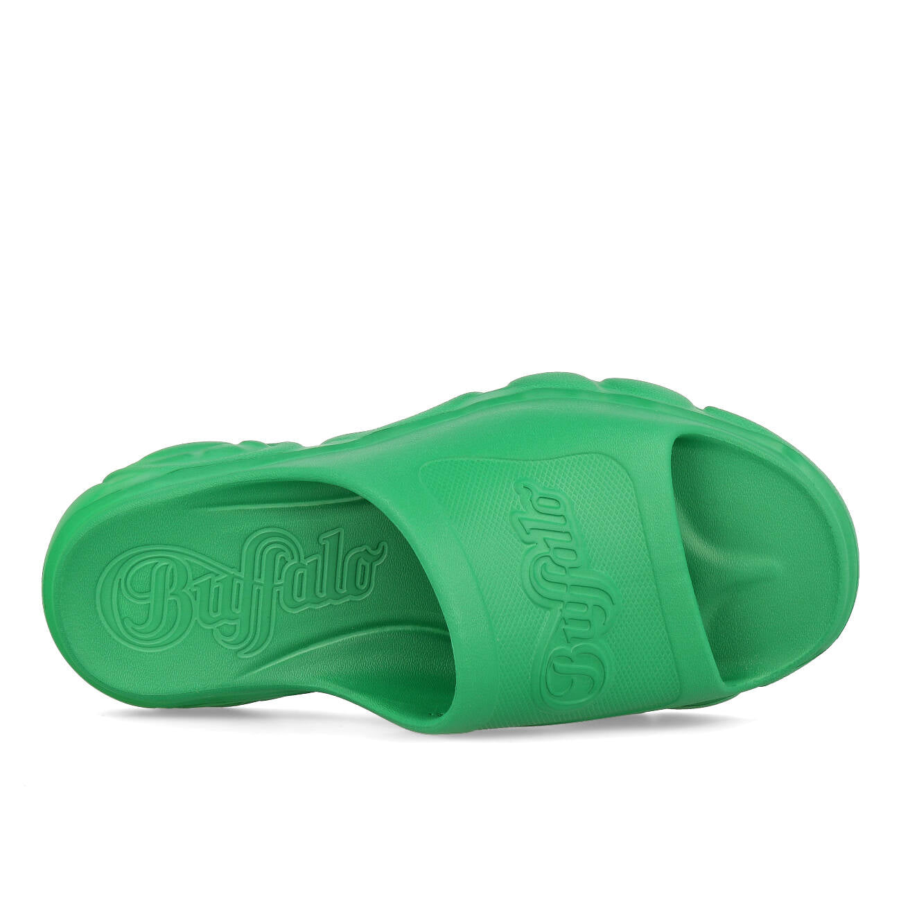 Buffalo CLD Sandales à enfiler pour femmes Vegan Foam Green
