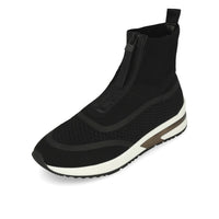 La Strada 2003169 Migh High Knitted Baskets pour Femme Noir Caoutchouc Tricoté